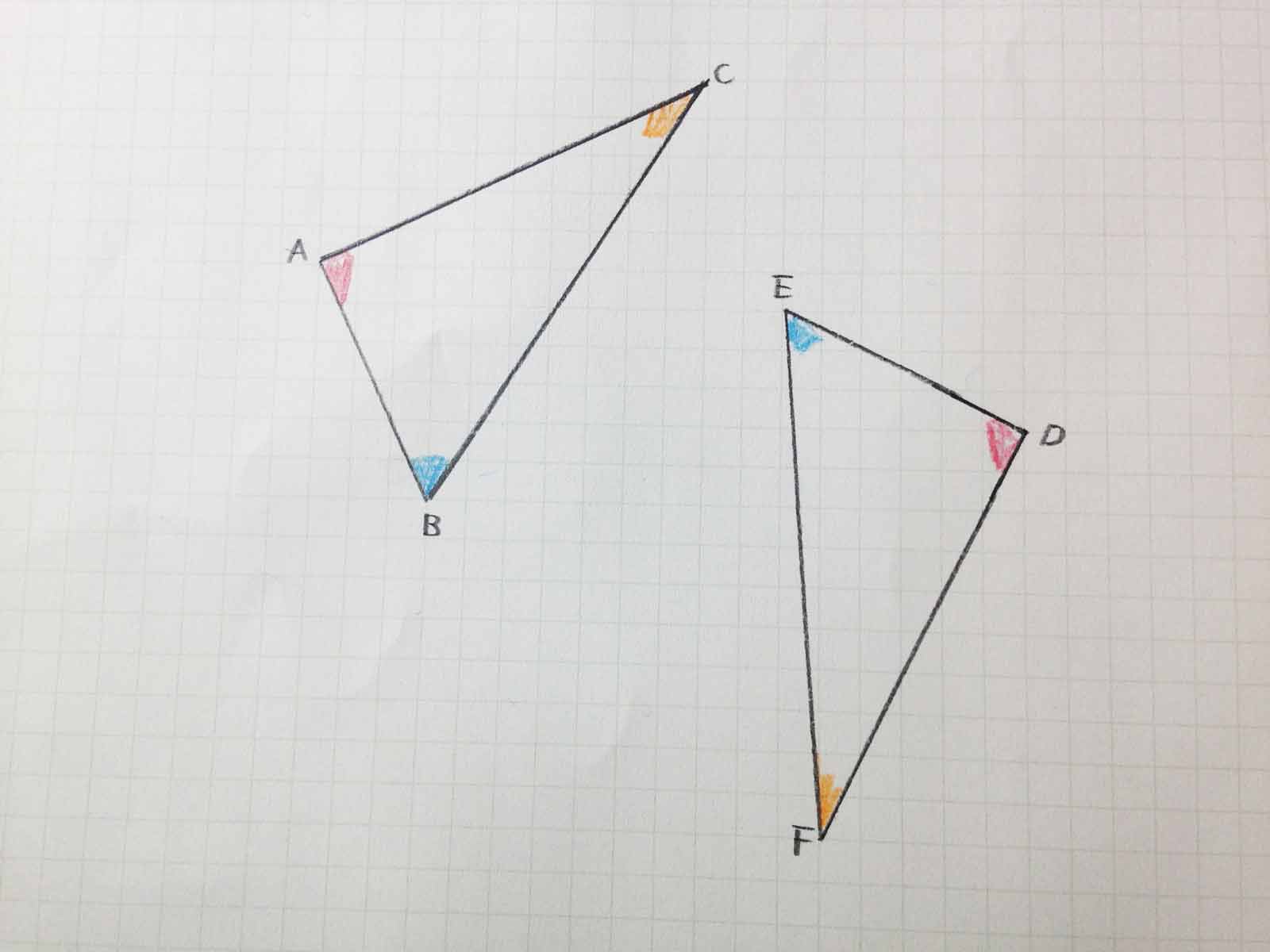 合同な図形は色で学ぶと理解が深まる 算数数学が苦手な子専門のプロ家庭教師みかん先生