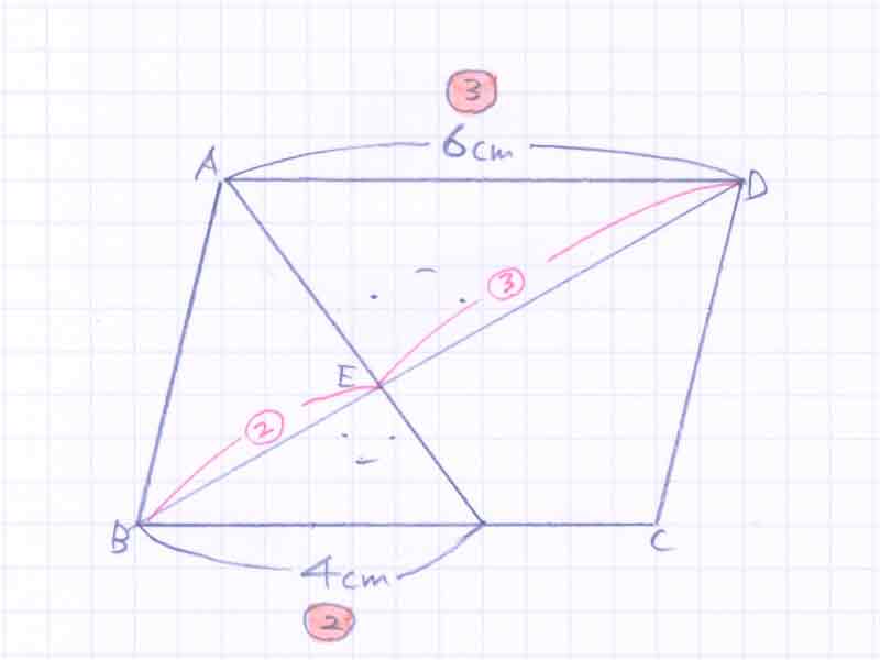 平行四辺形の面積比の問題解説02-2