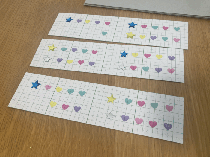 凸ドットカード（20まで）小学１年生〜高校生まで楽しめる教具です。